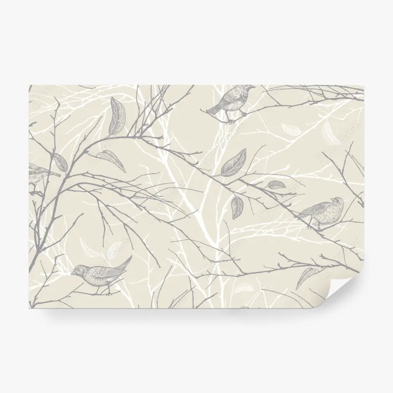 Fototapeta Santorini białe domy z niebieskimi akcentami – Wallissimo®