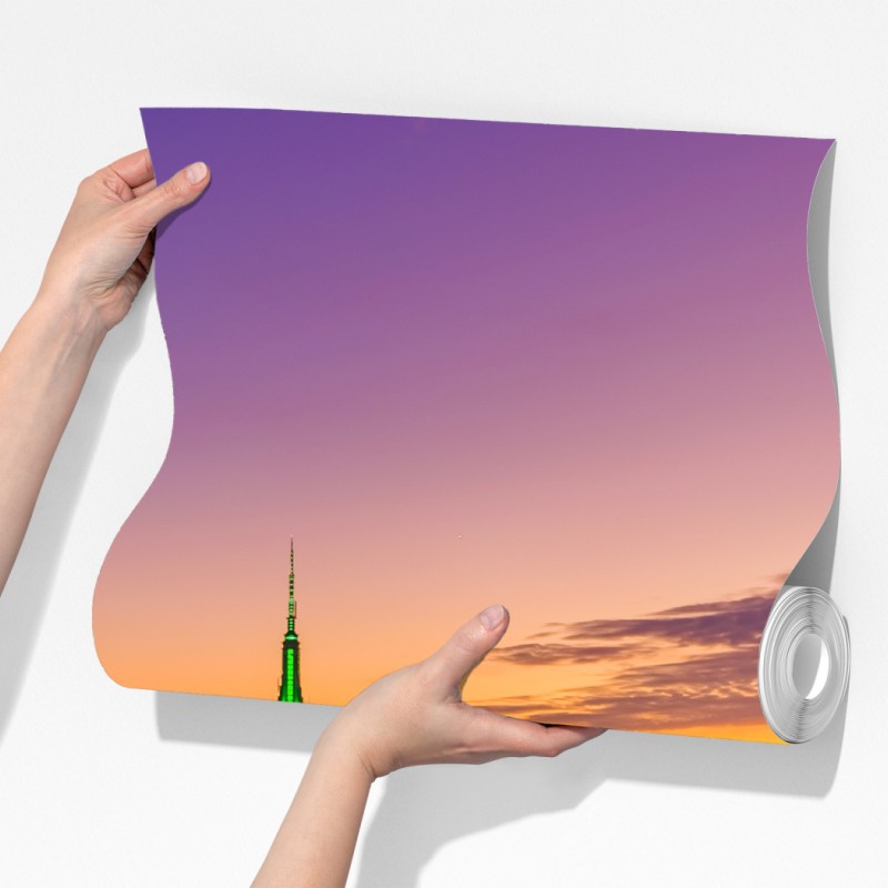 Fototapeta żywa panorama Nowego Jorku o zmierzchu – Wallissimo® Fototapeta żywa panorama Nowego Jorku o zmierzchu – Wallissimo®