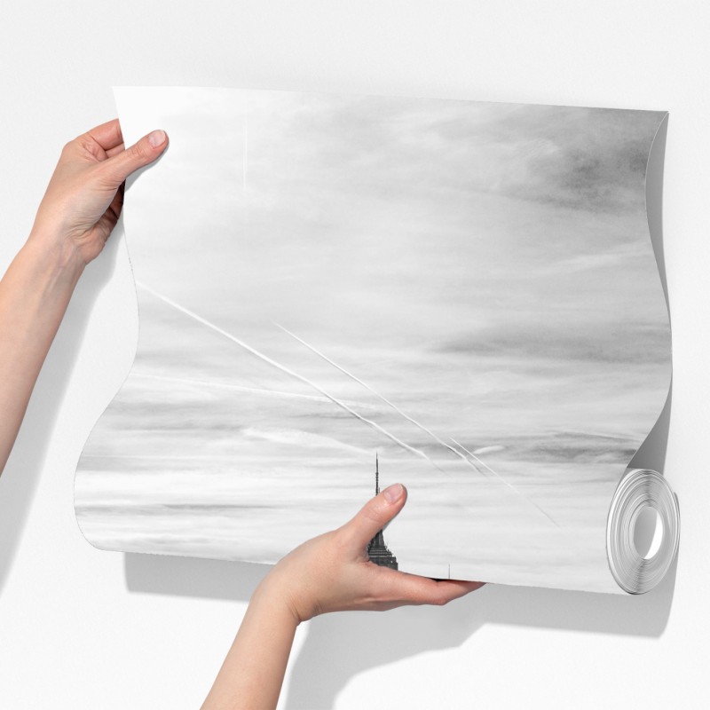 Fototapeta panorama Nowego Jorku w odcieniach szarości – Wallissimo® Fototapeta panorama Nowego Jorku w odcieniach szarości – Wallissimo®