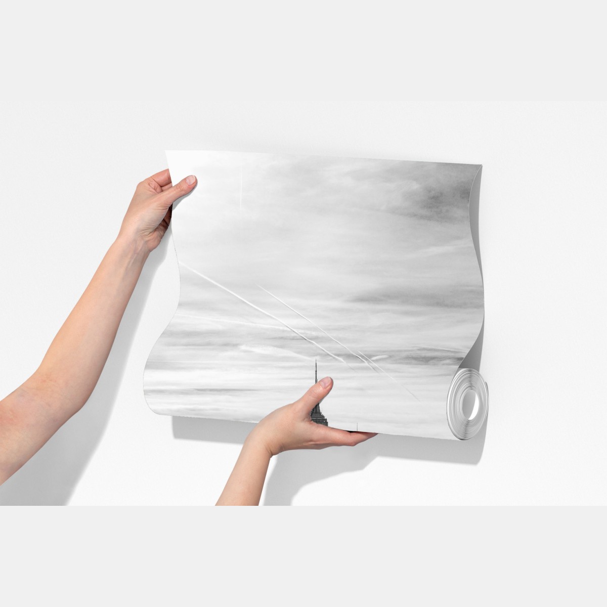 Fototapeta panorama Nowego Jorku w odcieniach szarości – Wallissimo® Fototapeta panorama Nowego Jorku w odcieniach szarości – Wallissimo®