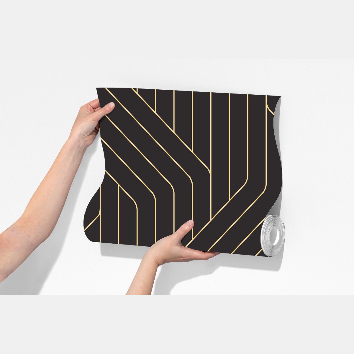 Fototapeta geometryczny wzór art deco w czerni i złocie – Wallissimo® Fototapeta geometryczny wzór art deco w czerni i złocie – Wallissimo®