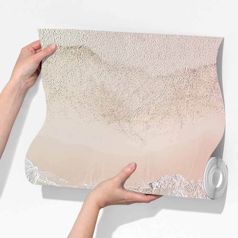 Fototapeta pastelowa turkusowa plaża z lotu ptaka – Wallissimo® Fototapeta pastelowa turkusowa plaża z lotu ptaka – Wallissimo®