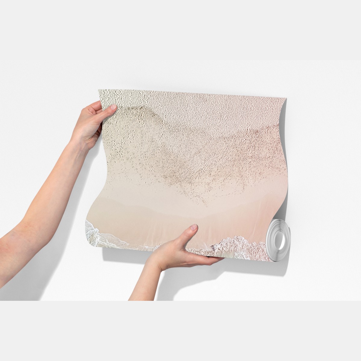 Fototapeta pastelowa turkusowa plaża z lotu ptaka – Wallissimo® Fototapeta pastelowa turkusowa plaża z lotu ptaka – Wallissimo®