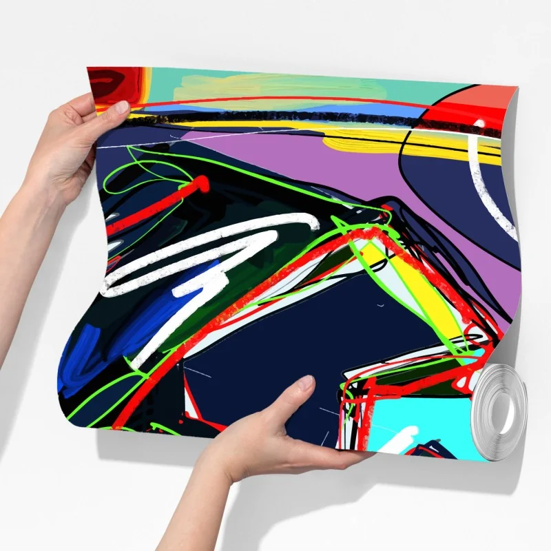 Fototapeta kolorowy abstrakcyjny portret twarzy – Wallissimo® Fototapeta kolorowy abstrakcyjny portret twarzy – Wallissimo®