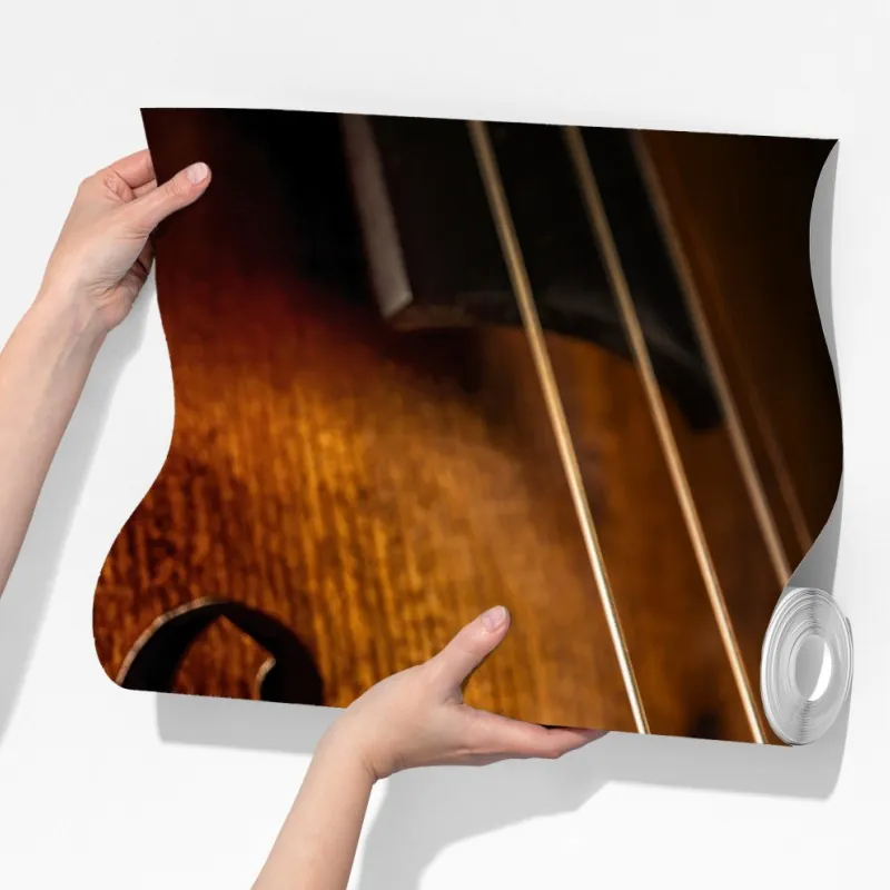 Fototapeta zbliżenie ciepłych drewnianych skrzypiec – Wallissimo® Fototapeta zbliżenie ciepłych drewnianych skrzypiec – Wallissimo®