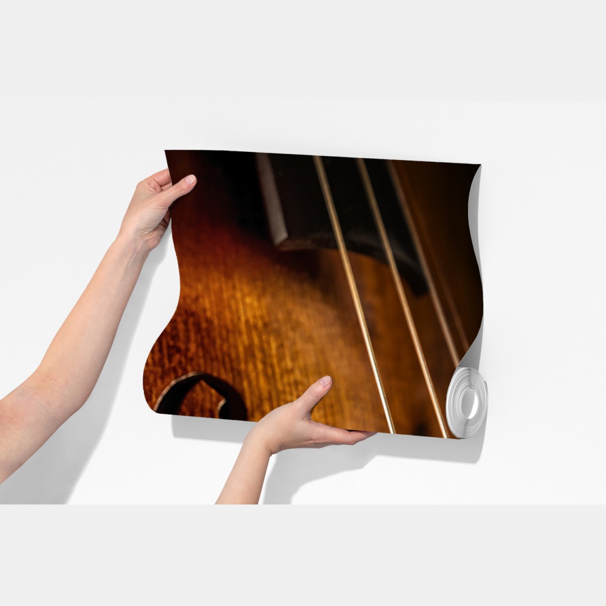 Fototapeta zbliżenie ciepłych drewnianych skrzypiec – Wallissimo® Fototapeta zbliżenie ciepłych drewnianych skrzypiec – Wallissimo®