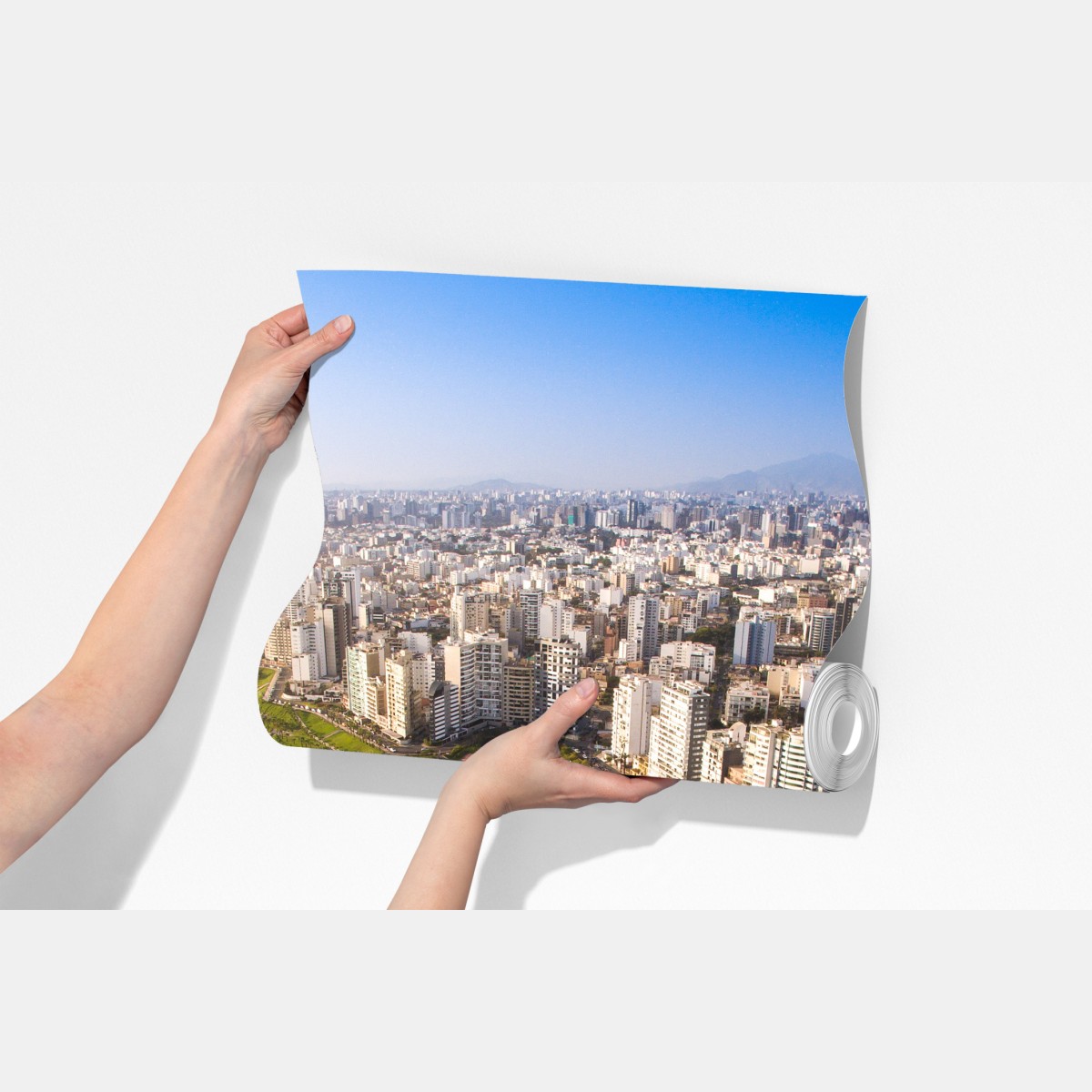 Fototapeta panorama wybrzeża Miraflores, Lima – Wallissimo® Fototapeta panorama wybrzeża Miraflores, Lima – Wallissimo®