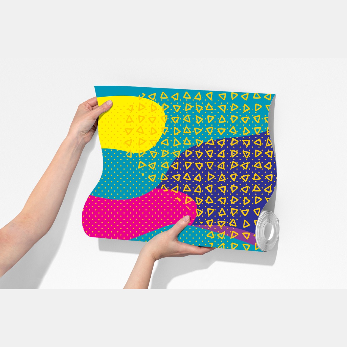 Fototapeta żywy abstrakcyjny wzór tropikalny – Wallissimo® Fototapeta żywy abstrakcyjny wzór tropikalny – Wallissimo®