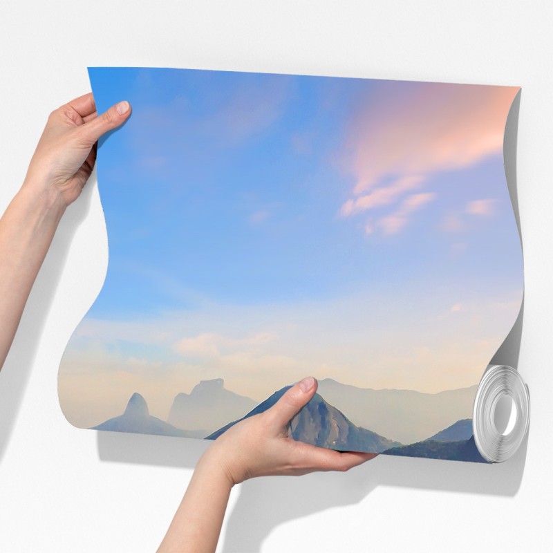 Fototapeta Copacabana i Ipanema panoramiczny widok z lotu ptaka – Wallissimo® Fototapeta Copacabana i Ipanema panoramiczny widok z lotu ptaka – Wallissimo®