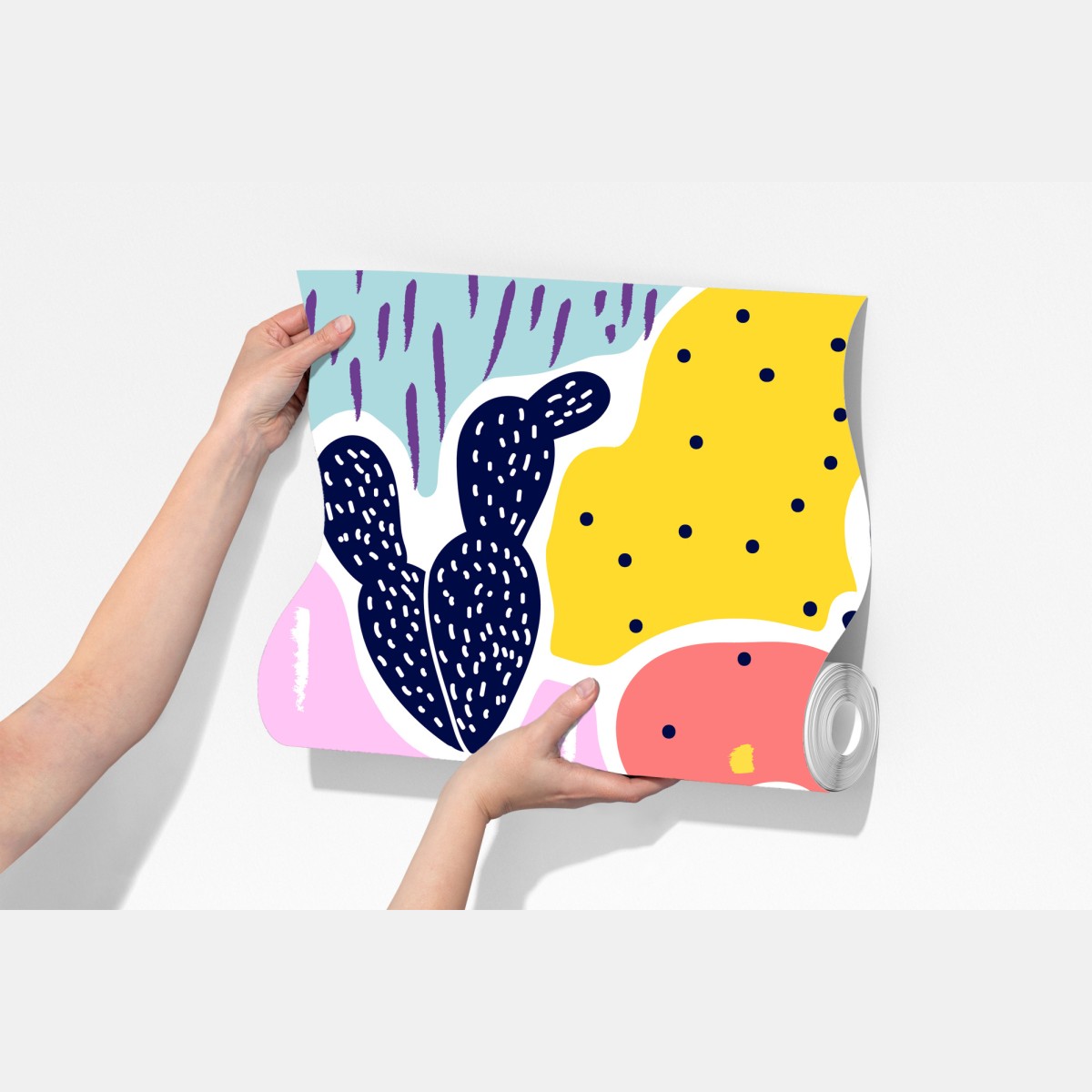 Fototapeta zabawny abstrakcyjny wzór roślinny – Wallissimo® Fototapeta zabawny abstrakcyjny wzór roślinny – Wallissimo®