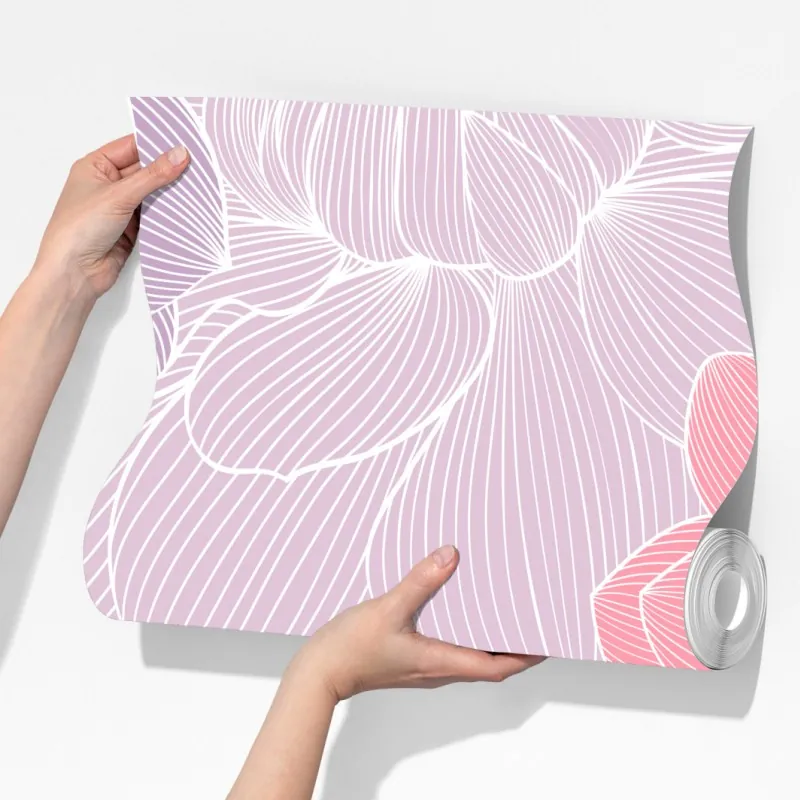 Fototapeta delikatny pastelowy wzór kwiatowy – Wallissimo® Fototapeta delikatny pastelowy wzór kwiatowy – Wallissimo®