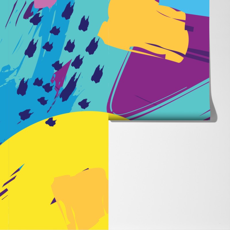 Fototapeta żywa abstrakcyjna kompozycja pop-art – Wallissimo® Fototapeta żywa abstrakcyjna kompozycja pop-art – Wallissimo®