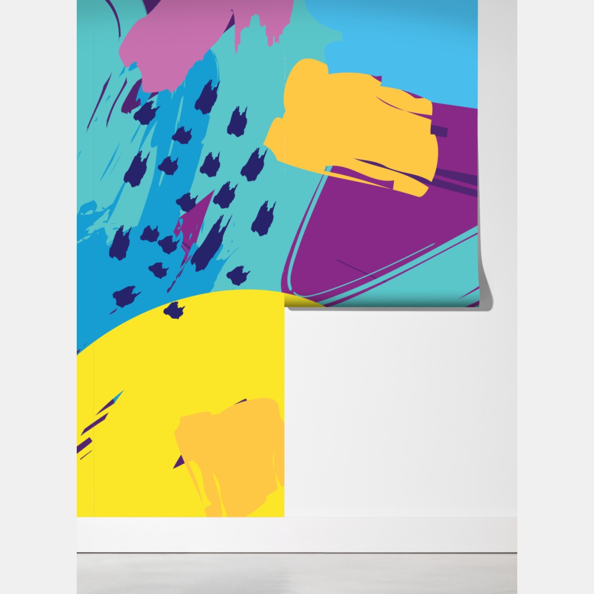 Fototapeta żywa abstrakcyjna kompozycja pop-art – Wallissimo® Fototapeta żywa abstrakcyjna kompozycja pop-art – Wallissimo®