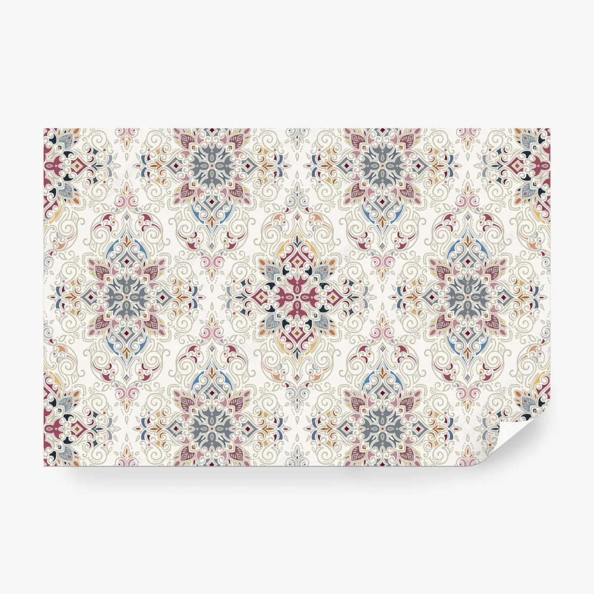 Fototapeta ozdobny wzór damaskowy w stylu vintage – Wallissimo® Fototapeta ozdobny wzór damaskowy w stylu vintage – Wallissimo®