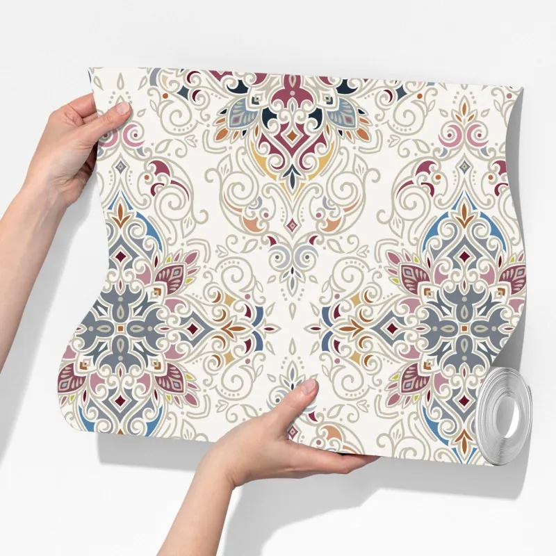 Fototapeta ozdobny wzór damaskowy w stylu vintage – Wallissimo® Fototapeta ozdobny wzór damaskowy w stylu vintage – Wallissimo®