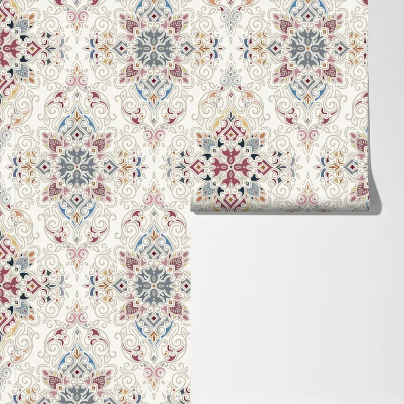 Fototapeta ozdobny wzór damaskowy w stylu vintage – Wallissimo® Fototapeta ozdobny wzór damaskowy w stylu vintage – Wallissimo®