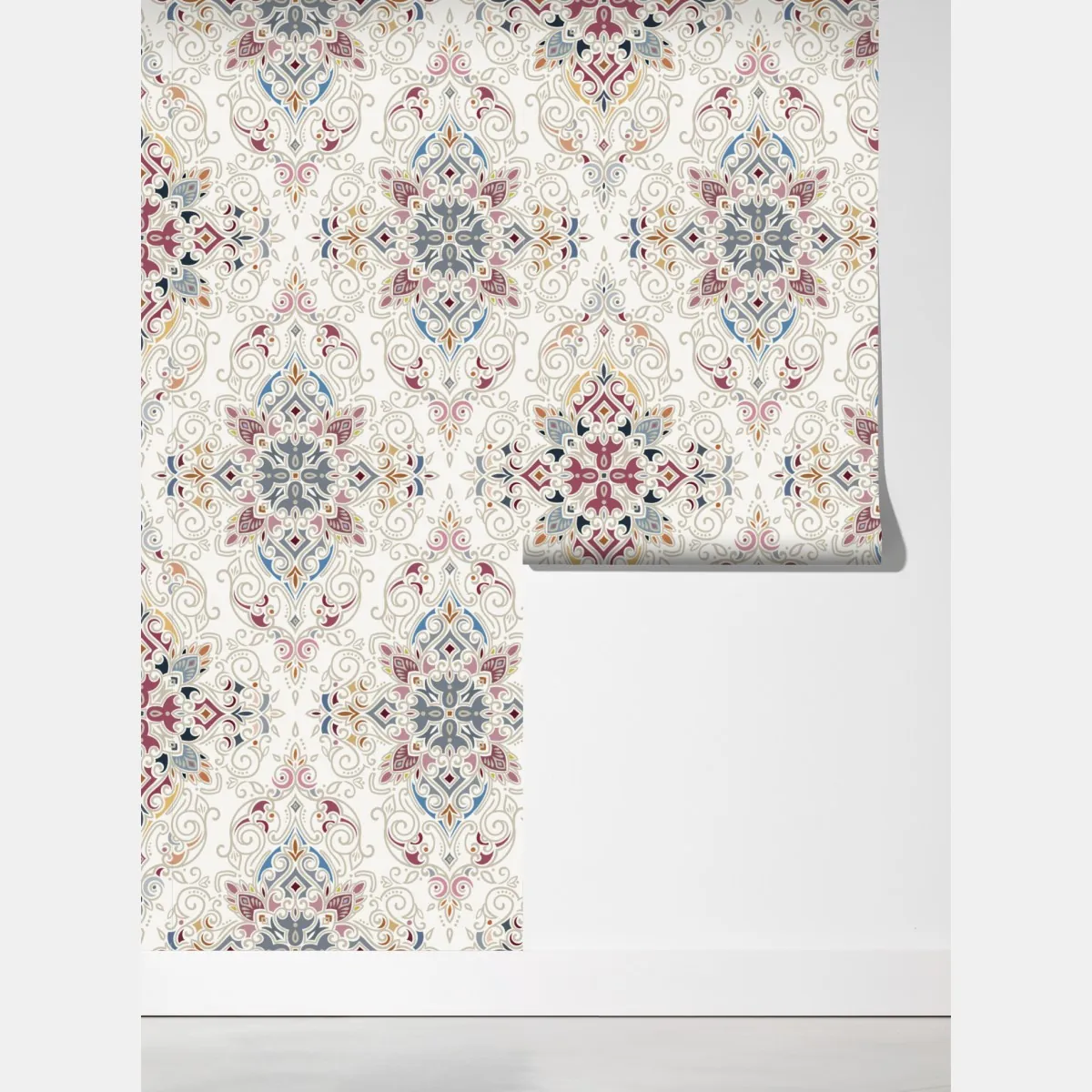 Fototapeta ozdobny wzór damaskowy w stylu vintage – Wallissimo® Fototapeta ozdobny wzór damaskowy w stylu vintage – Wallissimo®