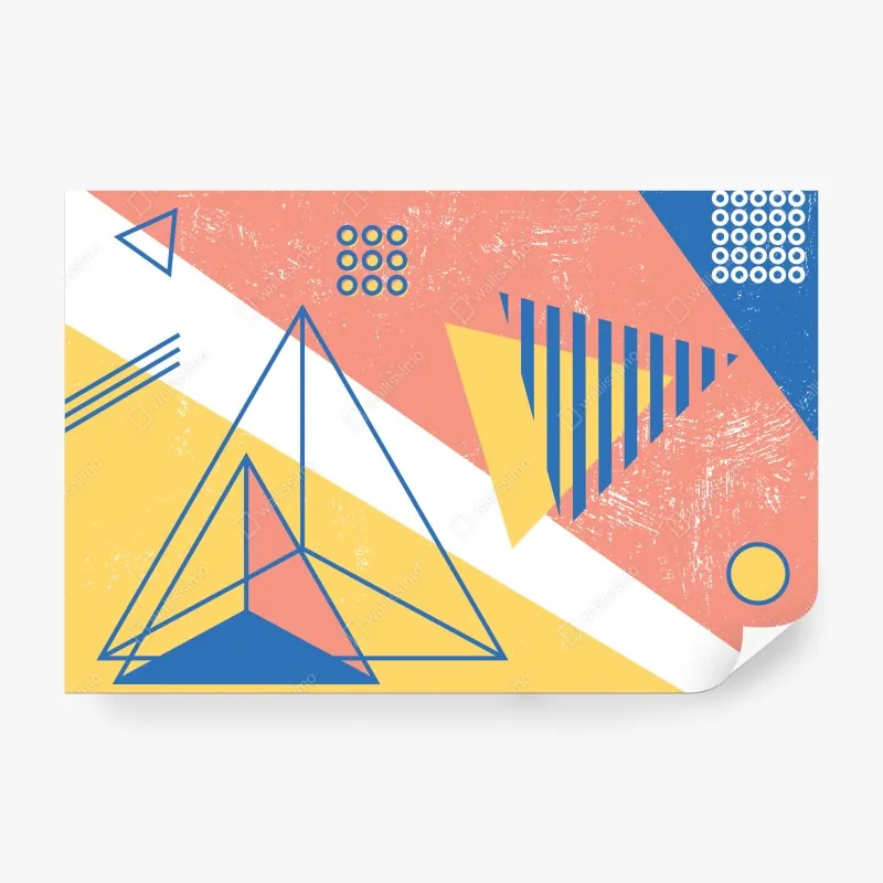 Fototapeta pastelowa kompozycja geometryczna