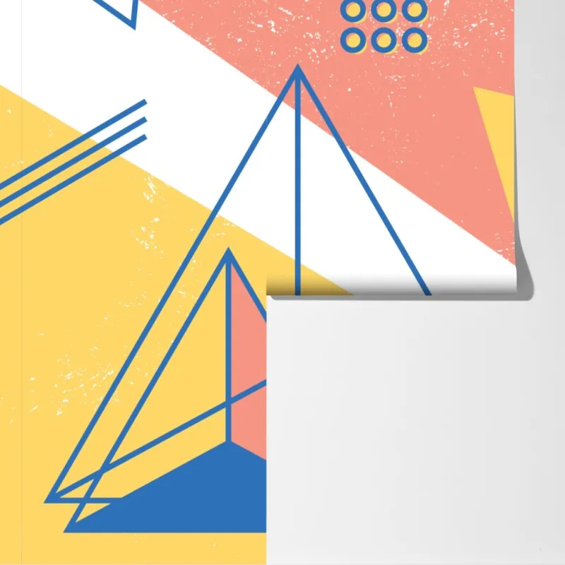 Fototapeta pastelowa kompozycja geometryczna – Wallissimo® Fototapeta pastelowa kompozycja geometryczna – Wallissimo®