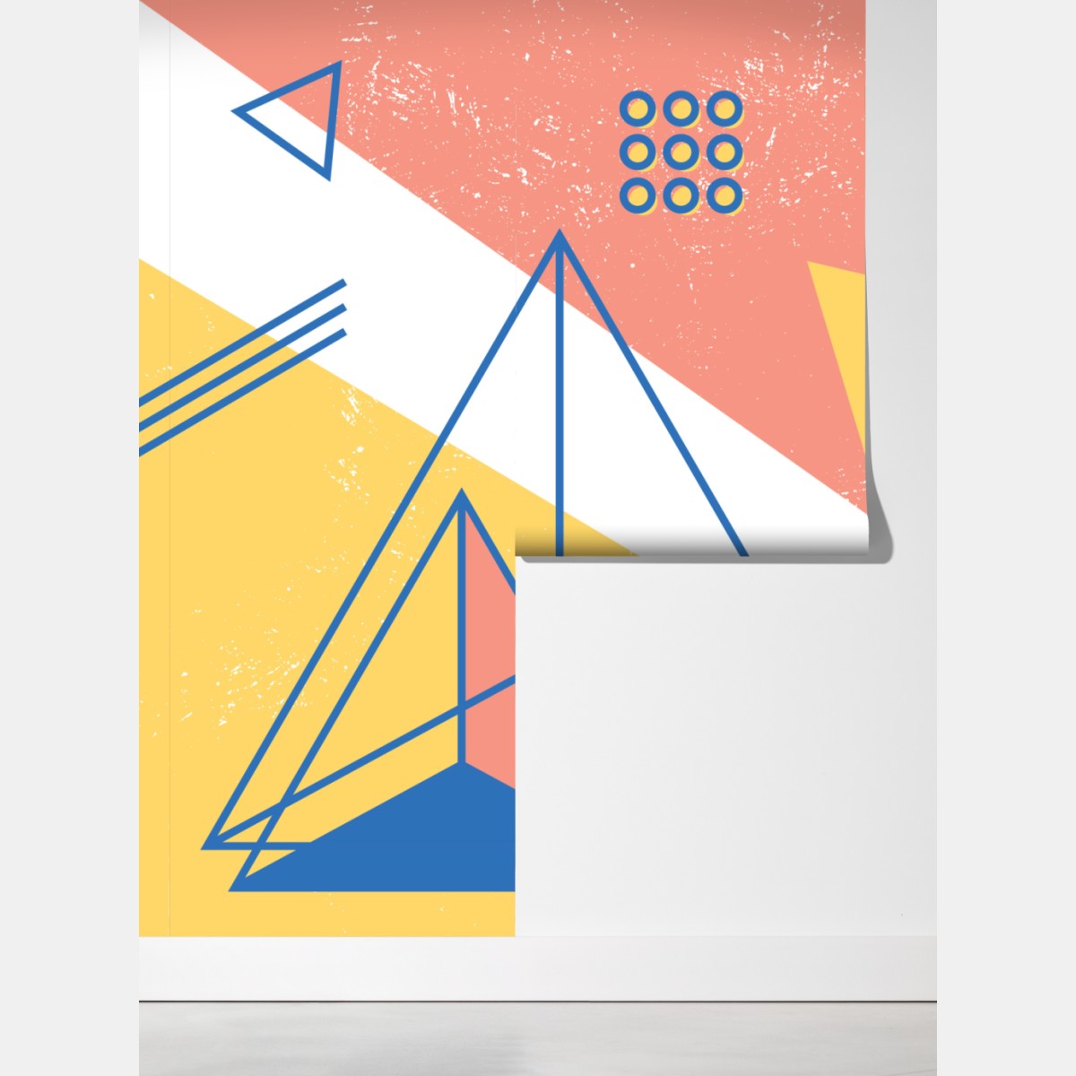 Fototapeta pastelowa kompozycja geometryczna – Wallissimo® Fototapeta pastelowa kompozycja geometryczna – Wallissimo®