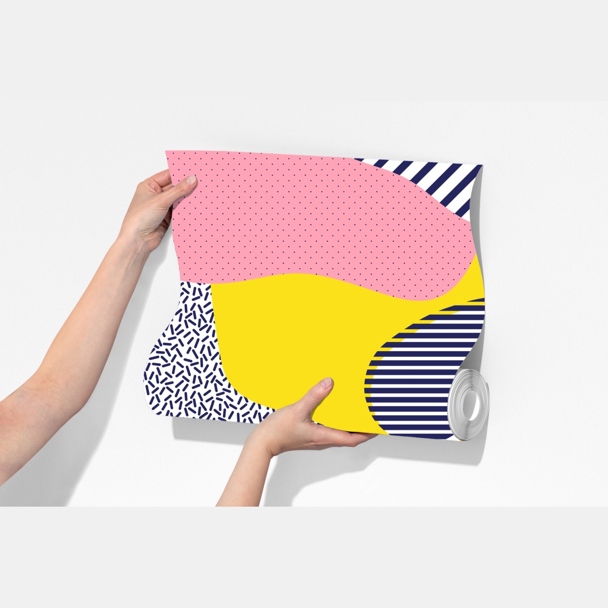 Fototapeta zabawny abstrakcyjny wzór memphis – Wallissimo® Fototapeta zabawny abstrakcyjny wzór memphis – Wallissimo®