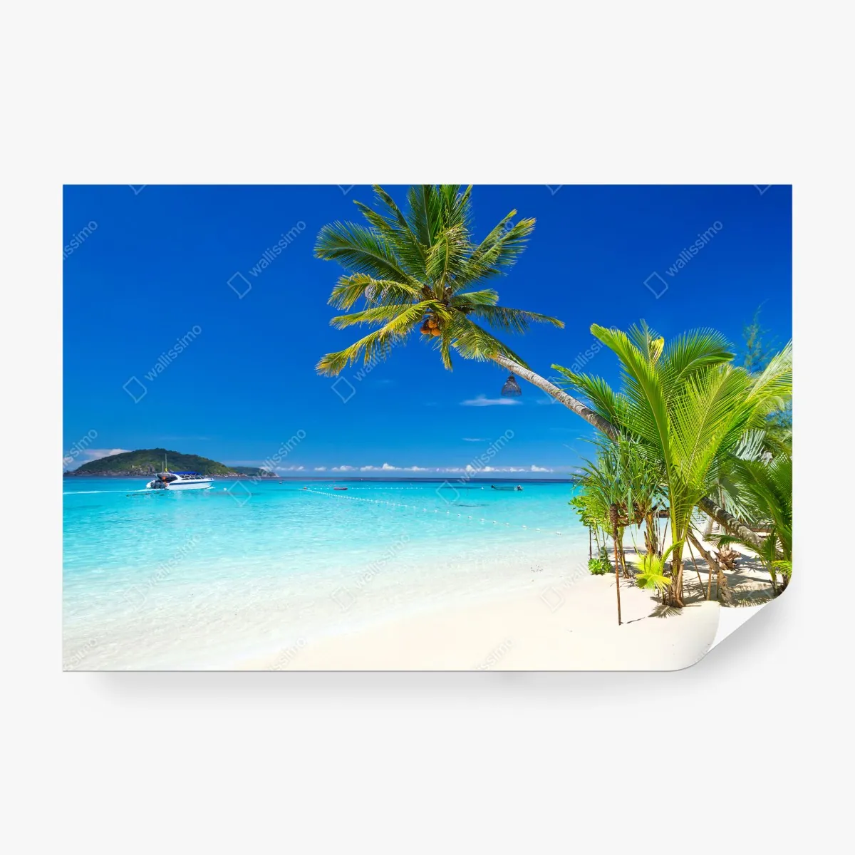 Fototapeta tropikalna plaża w Tajlandii – Wallissimo® Fototapeta tropikalna plaża w Tajlandii – Wallissimo®
