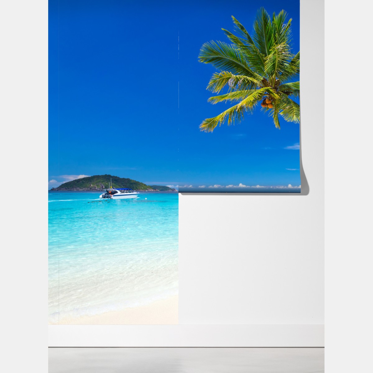 Fototapeta tropikalna plaża w Tajlandii – Wallissimo® Fototapeta tropikalna plaża w Tajlandii – Wallissimo®