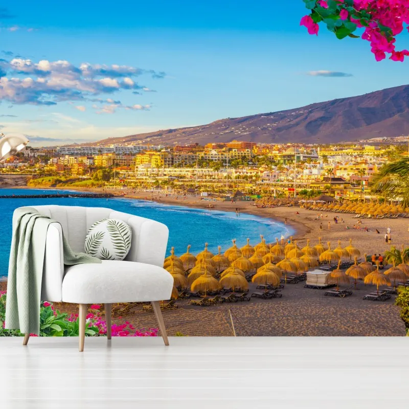 Fototapeta słoneczna plaża Torviscas, Teneryfa