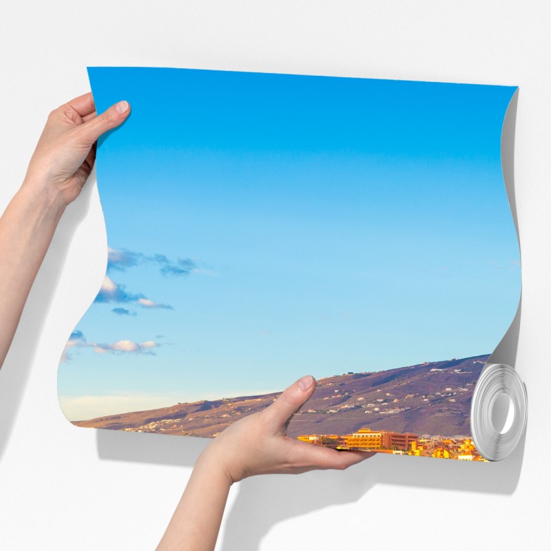 Fototapeta słoneczna plaża Torviscas, Teneryfa – Wallissimo® Fototapeta słoneczna plaża Torviscas, Teneryfa – Wallissimo®