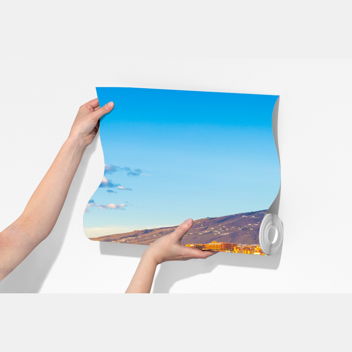 Fototapeta słoneczna plaża Torviscas, Teneryfa – Wallissimo® Fototapeta słoneczna plaża Torviscas, Teneryfa – Wallissimo®