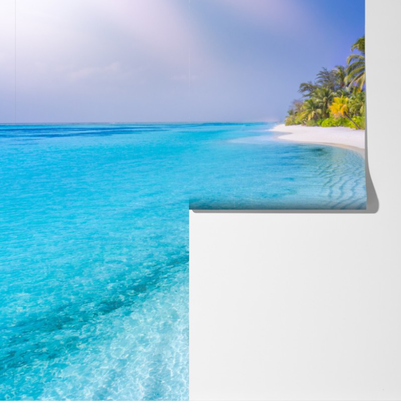 Fototapeta tropikalna turkusowa plaża – Wallissimo® Fototapeta tropikalna turkusowa plaża – Wallissimo®