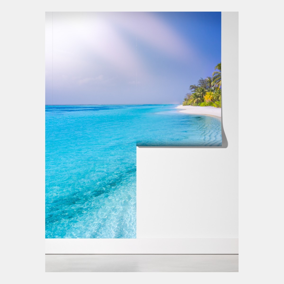 Fototapeta tropikalna turkusowa plaża – Wallissimo® Fototapeta tropikalna turkusowa plaża – Wallissimo®