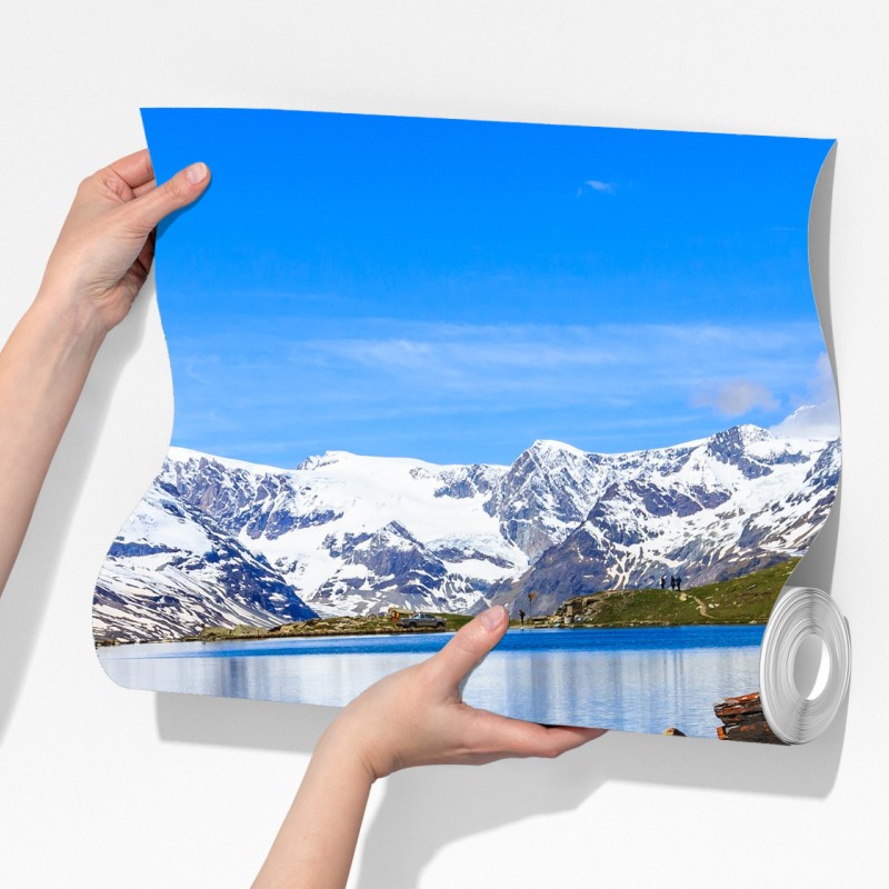 Fototapeta spokojne odbicie Matterhornu nad jeziorem Stellisee, Zermatt – Wallissimo® Fototapeta spokojne odbicie Matterhornu nad jeziorem Stellisee, Zermatt – Wallissimo®