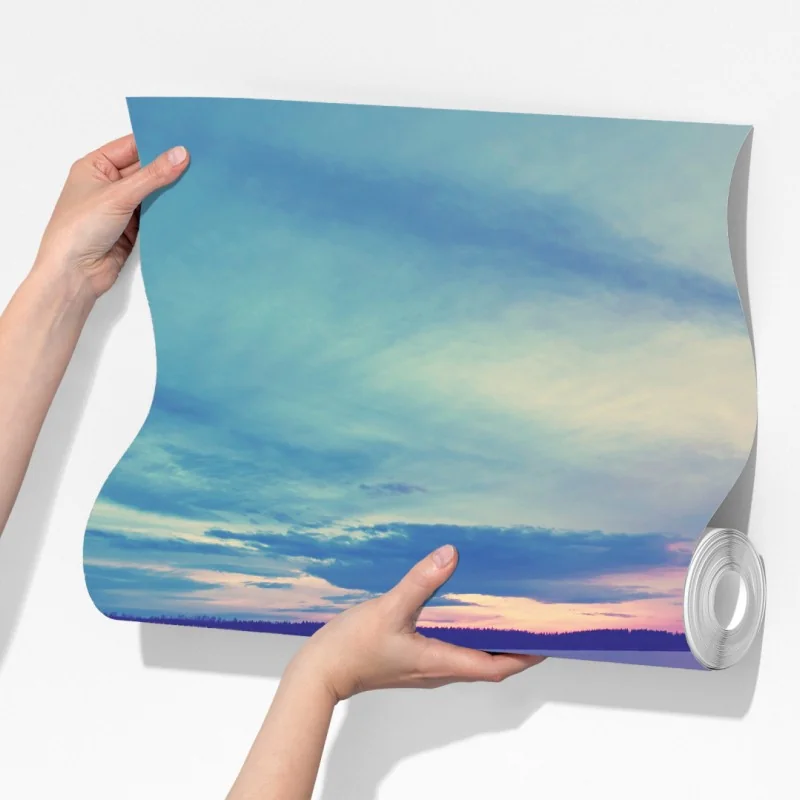 Fototapeta pastelowy pomost nad jeziorem o zachodzie słońca – Wallissimo® Fototapeta pastelowy pomost nad jeziorem o zachodzie słońca – Wallissimo®