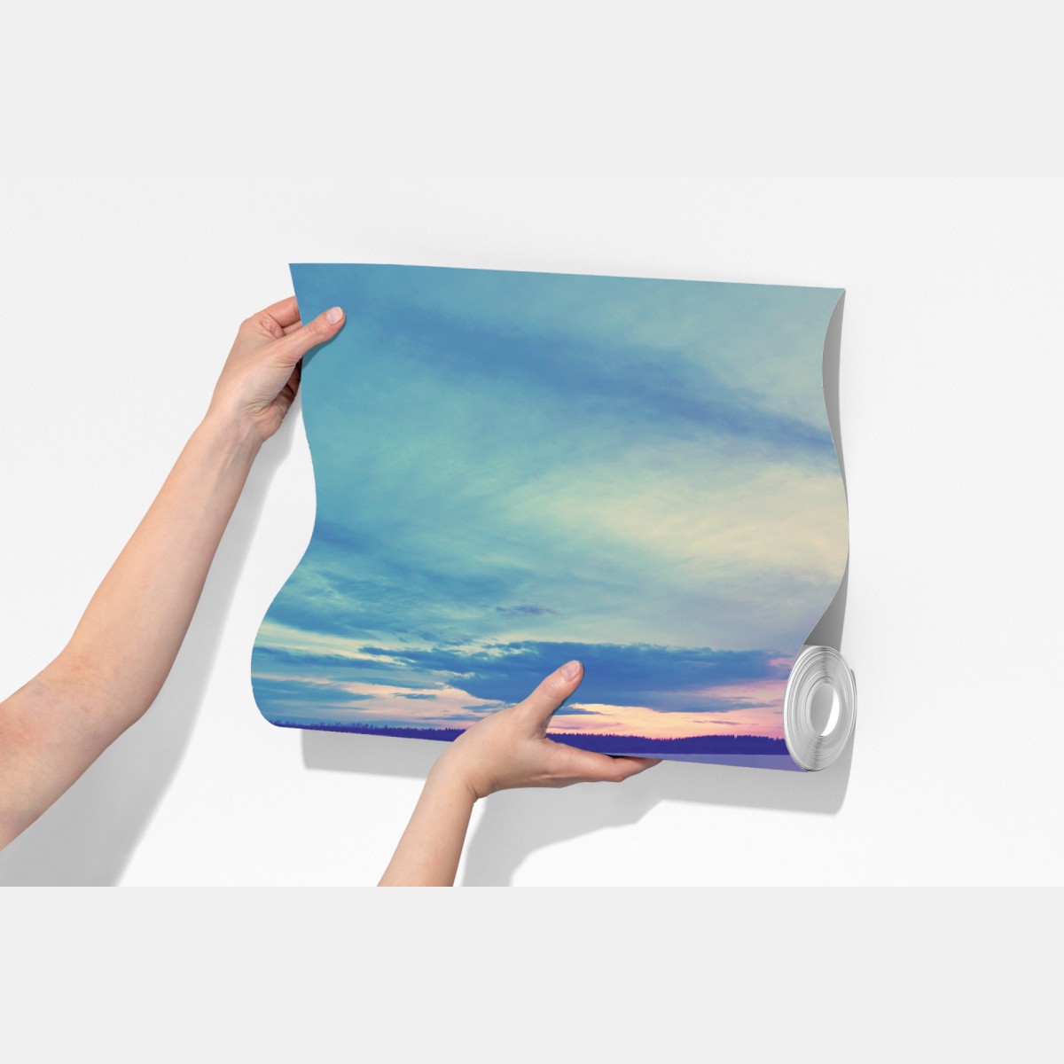 Fototapeta pastelowy pomost nad jeziorem o zachodzie słońca – Wallissimo® Fototapeta pastelowy pomost nad jeziorem o zachodzie słońca – Wallissimo®