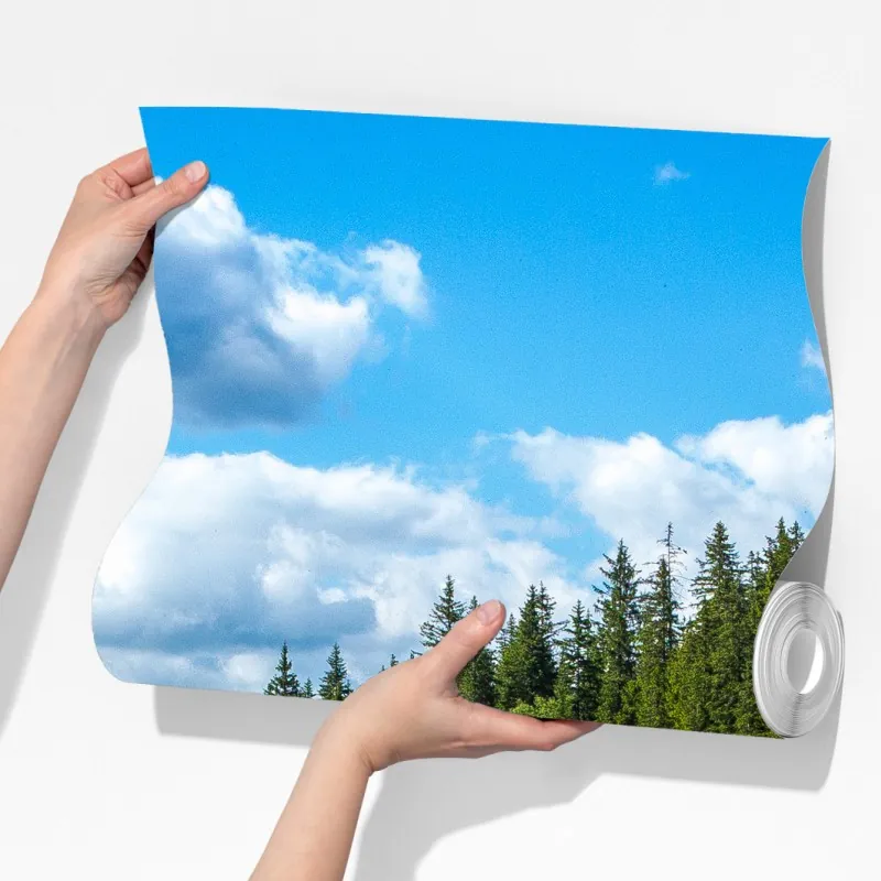 Fototapeta spokojna rzeka nad łąką – Wallissimo® Fototapeta spokojna rzeka nad łąką – Wallissimo®