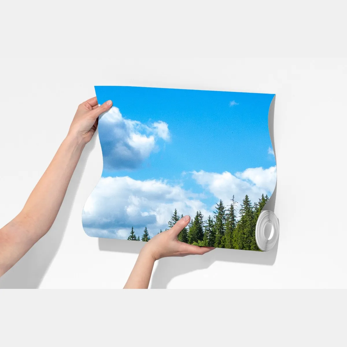 Fototapeta spokojna rzeka nad łąką – Wallissimo® Fototapeta spokojna rzeka nad łąką – Wallissimo®