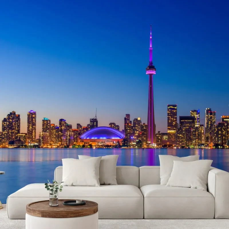 Fototapeta Toronto panorama o zmierzchu