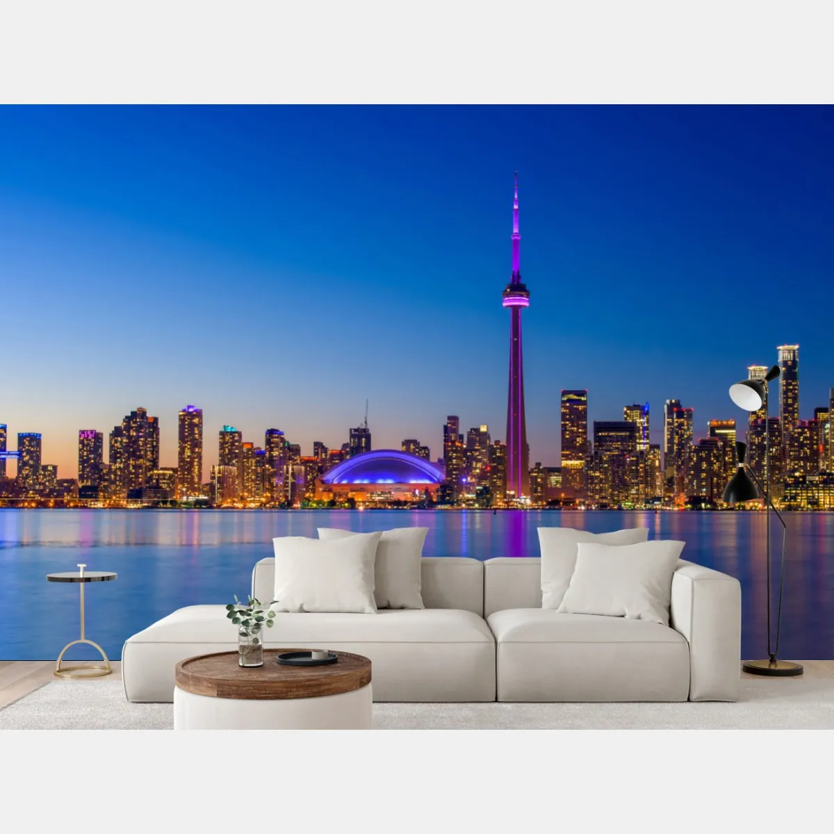 Fototapeta Toronto panorama o zmierzchu – Wallissimo® Fototapeta Toronto panorama o zmierzchu – Wallissimo®
