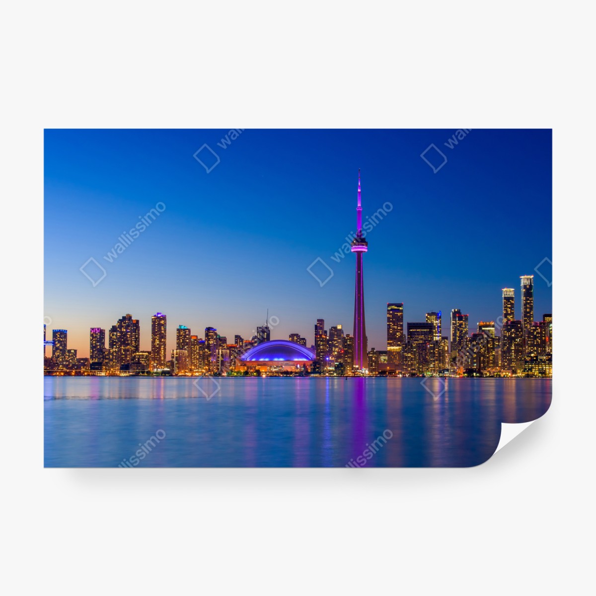 Fototapeta Toronto panorama o zmierzchu – Wallissimo® Fototapeta Toronto panorama o zmierzchu – Wallissimo®