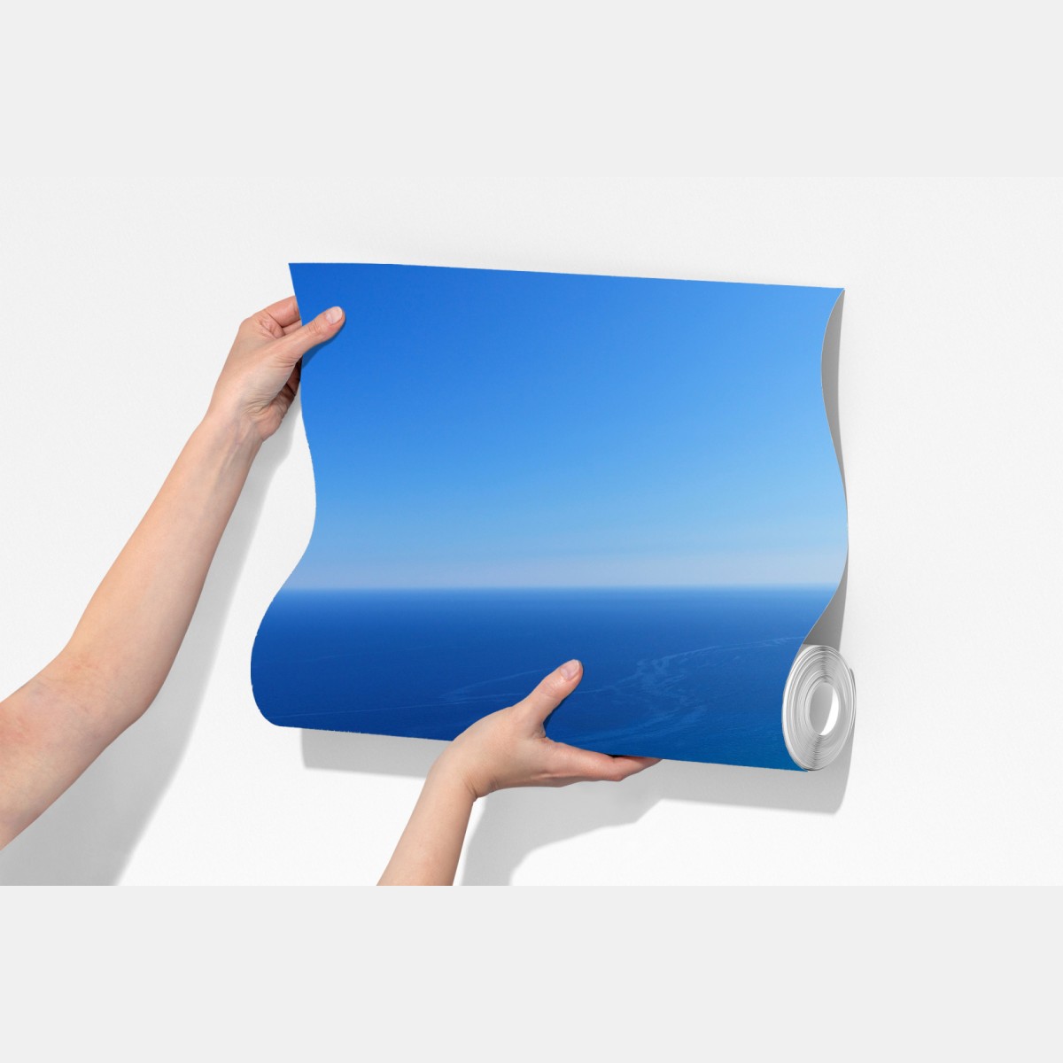 Fototapeta spokojna turkusowa panorama wybrzeża – Wallissimo® Fototapeta spokojna turkusowa panorama wybrzeża – Wallissimo®