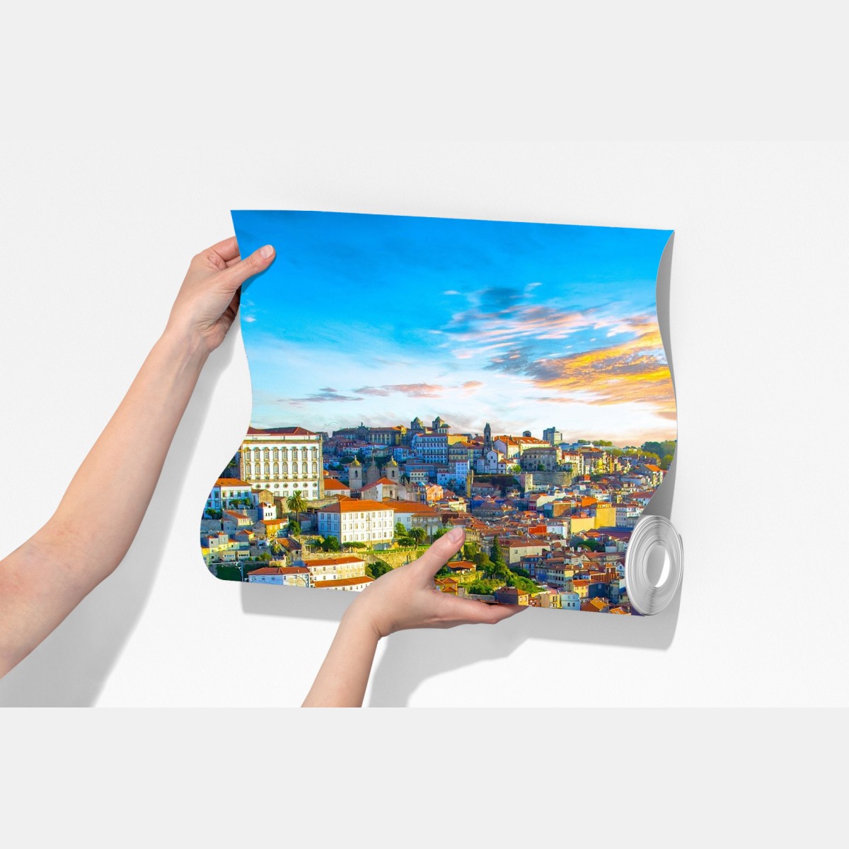 Fototapeta słoneczna panorama Porto z mostem – Wallissimo® Fototapeta słoneczna panorama Porto z mostem – Wallissimo®