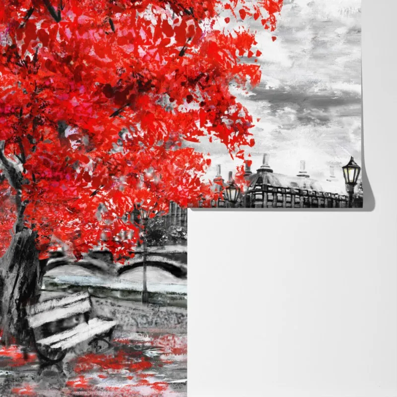 Fototapeta romantyczny deszczowy wieczór w Londynie – Wallissimo® Fototapeta romantyczny deszczowy wieczór w Londynie – Wallissimo®