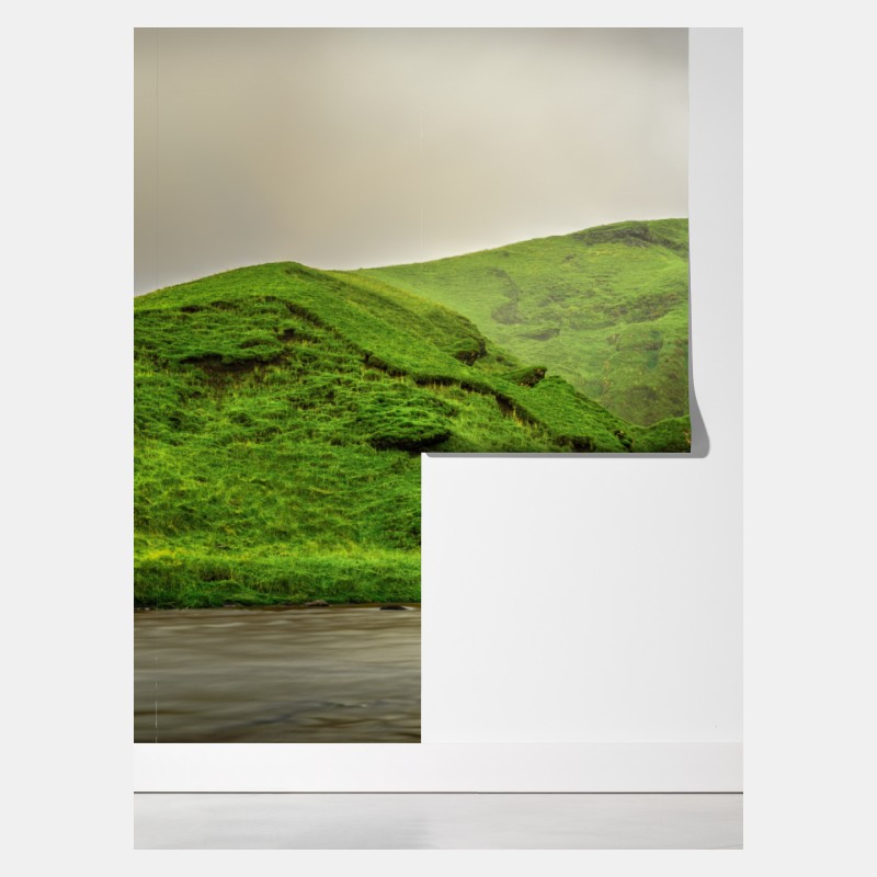 Fototapeta panorama wodospadu Skogafoss – Wallissimo® Fototapeta panorama wodospadu Skogafoss – Wallissimo®