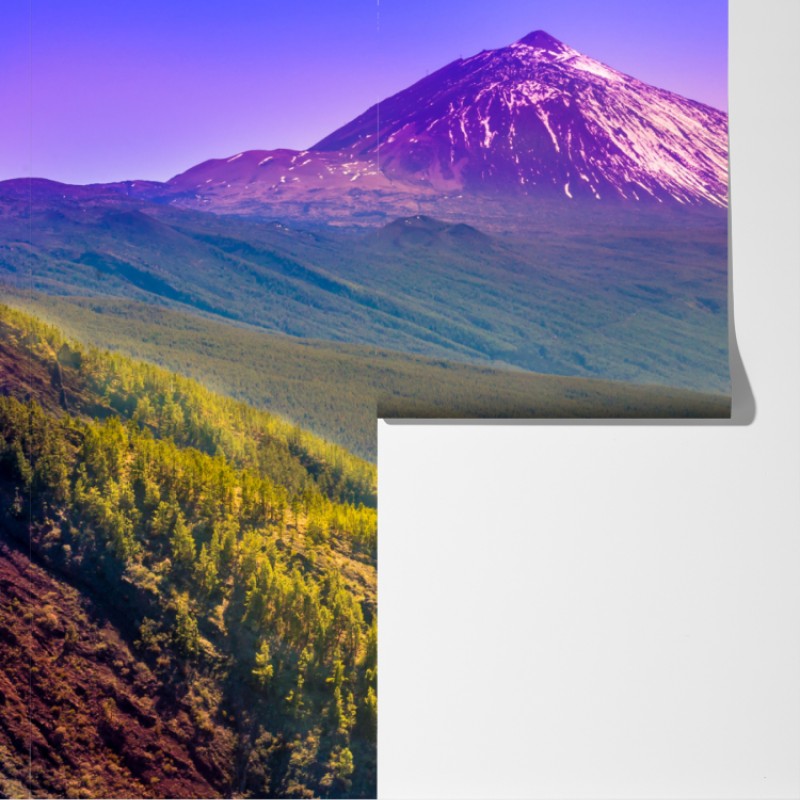 Fototapeta szczyt wulkanu Teide nad morzem chmur – Wallissimo® Fototapeta szczyt wulkanu Teide nad morzem chmur – Wallissimo®