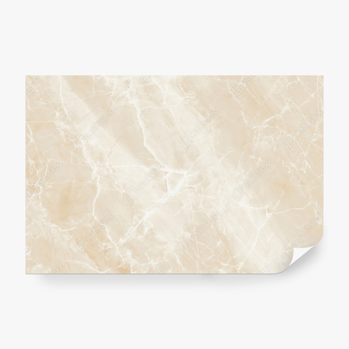 Fototapeta beżowa tekstura marmuru z białymi żyłami – Wallissimo® Fototapeta beżowa tekstura marmuru z białymi żyłami – Wallissimo®