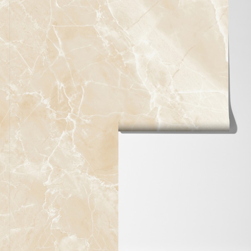 Fototapeta beżowa tekstura marmuru z białymi żyłami – Wallissimo® Fototapeta beżowa tekstura marmuru z białymi żyłami – Wallissimo®