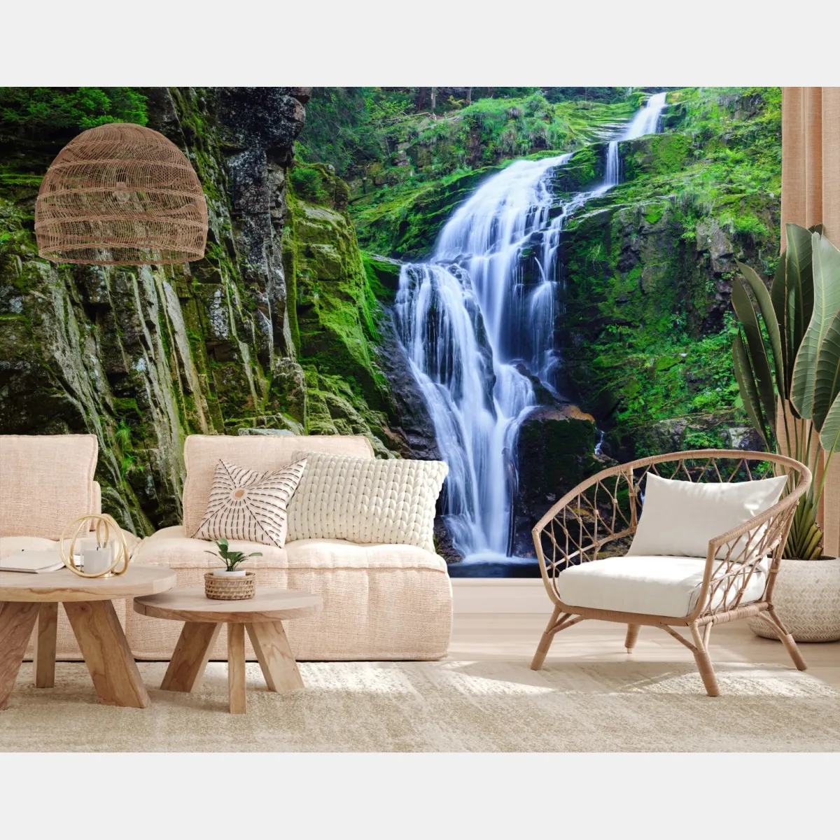 Fototapeta wodospad Kamienczyk w Karkonoszach – Wallissimo® Fototapeta wodospad Kamienczyk w Karkonoszach – Wallissimo®