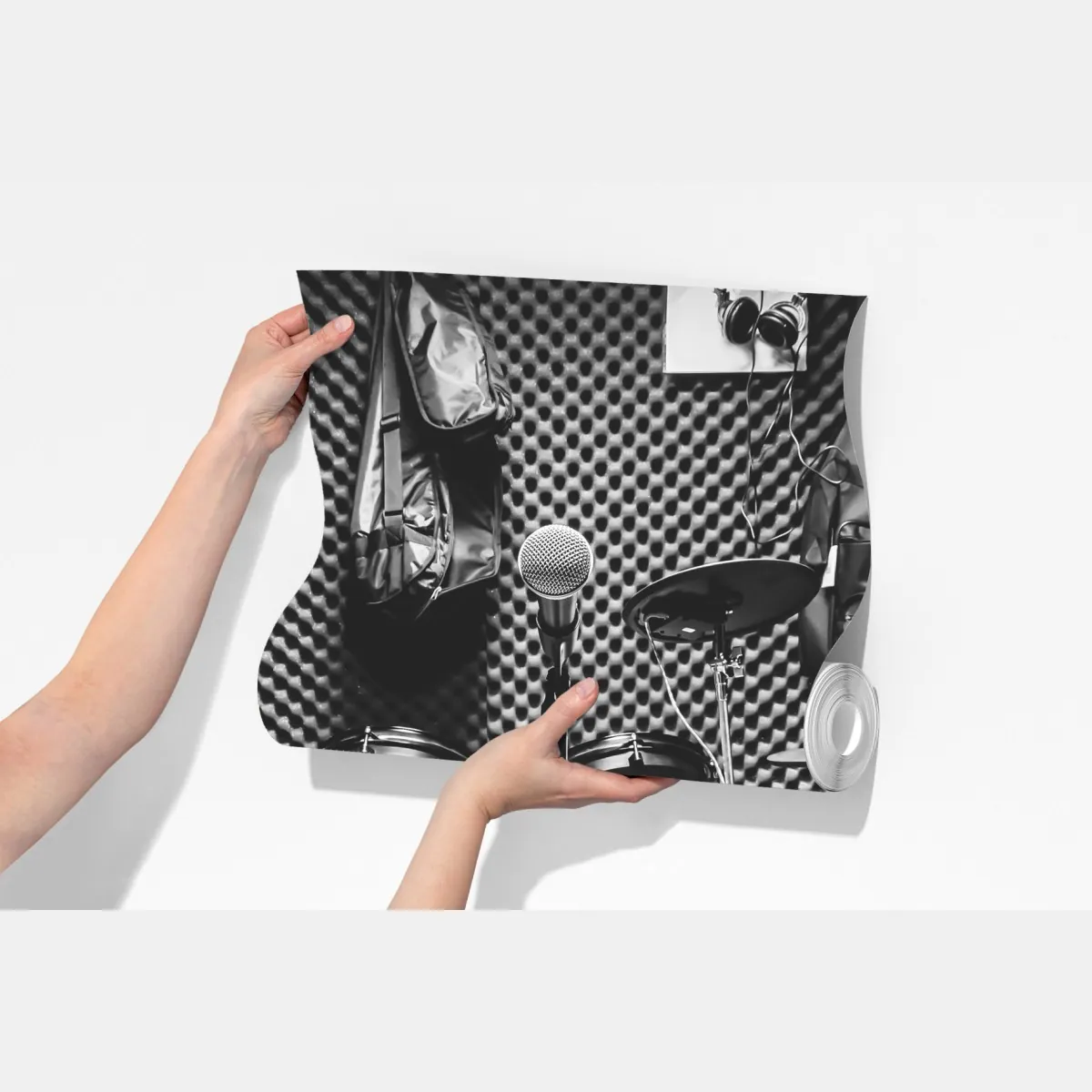 Fototapeta monochromatyczne studio muzyczne – Wallissimo® Fototapeta monochromatyczne studio muzyczne – Wallissimo®