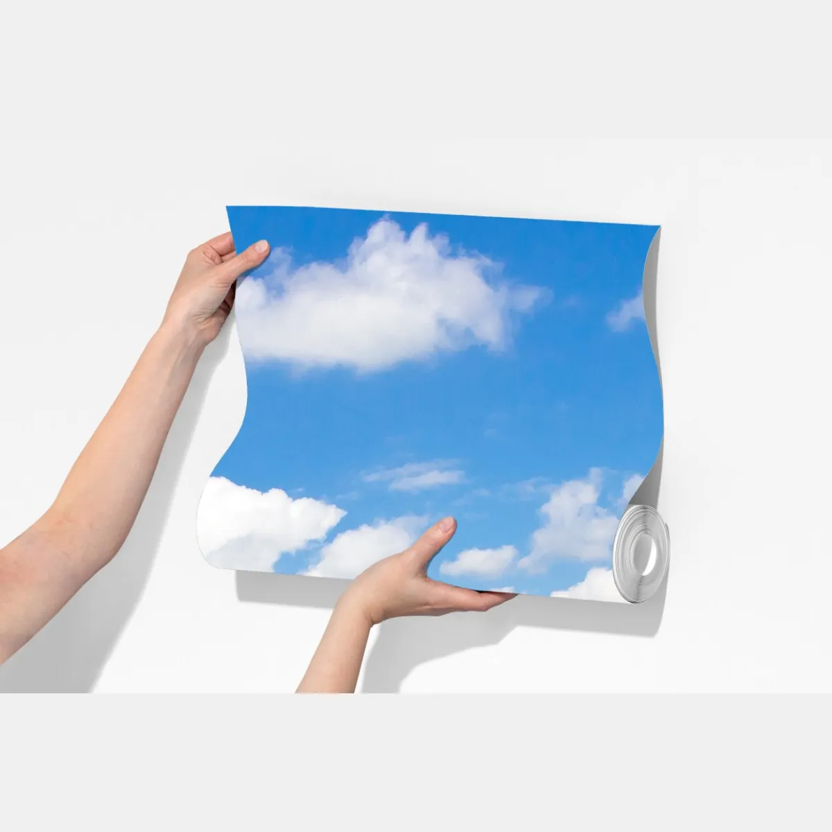 Fototapeta słoneczna wiejska droga przez żółte pola – Wallissimo® Fototapeta słoneczna wiejska droga przez żółte pola – Wallissimo®